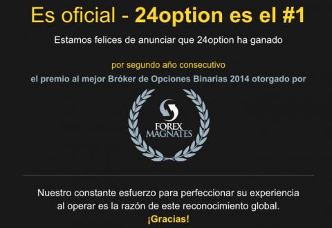 24 Option mejor bróker